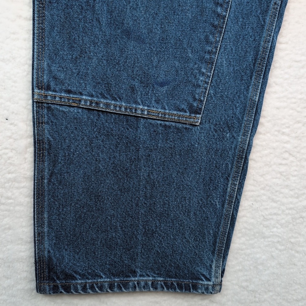 Carhartt Double Knee Pants Mens 42x30 Blue B73 DST Loose Original Fit - Picture 2 of 9